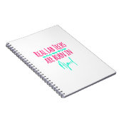 Wirkliche LabradorTechs sind geborenes im April Notizblock (Rechte Seite)