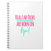 Wirkliche LabradorTechs sind geborenes im April Notizblock (Vorderseite)