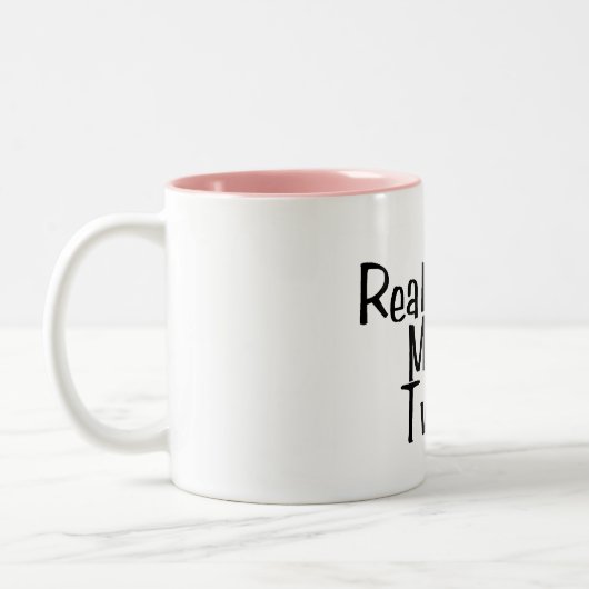 Wirkliche Mamas machen Zwillinge Zweifarbige Tasse (Links)