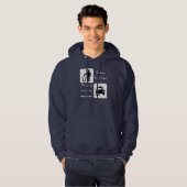 Wirkliche Mann-Änderungs-Windeln (weiß) Hoodie (Vorne ganz)