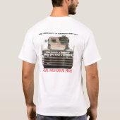Wirkliche Mann-Antriebs-Schweine! T-Shirt (Rückseite)