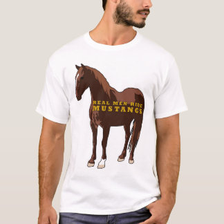 Wirkliche Mann-Fahrmustangs T-Shirt