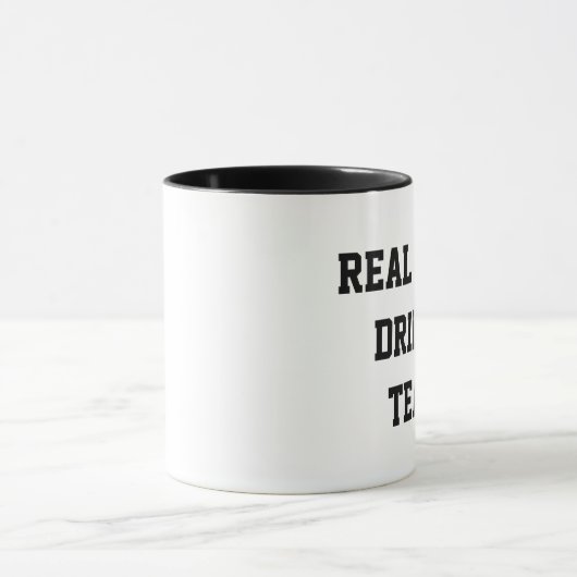 Wirkliche Mann-Getränk-Tee-Tasse Tasse (Zentrum)