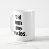 Wirkliche Mann-Liebe-Australier-Tasse Kaffeetasse (Vorderseite Links)