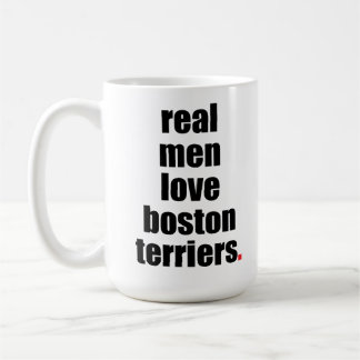Wirkliche Mann-Liebe-Boston-Terrier-Tasse Kaffeetasse