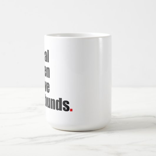 Wirkliche Mann-Liebe-Dackel-Tasse Kaffeetasse (Mittel)