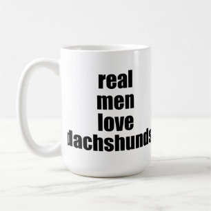 Wirkliche Mann-Liebe-Dackel-Tasse Kaffeetasse