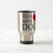 Wirkliche Mann-Liebe-Hunde Reisebecher (Mittel)