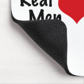 Wirkliche Mann-Liebe-Katzen #2 Mousepad (Ecke)