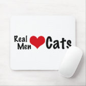 Wirkliche Mann-Liebe-Katzen #2 Mousepad (Mit Mouse)