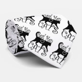 Wirkliche Mann-Liebe-Katzen im stilvollen Entwurf Krawatte (Gerollt)