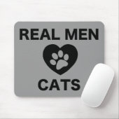 Wirkliche Mann-Liebe-Katzen Mousepad (Mit Mouse)