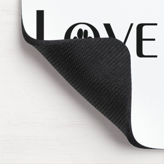 Wirkliche Mann-Liebe-Katzen Mousepad (Ecke)