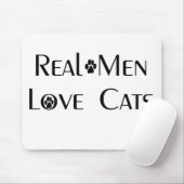 Wirkliche Mann-Liebe-Katzen Mousepad (Mit Mouse)