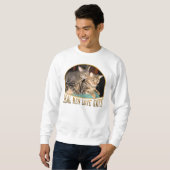 Wirkliche Mann-Liebe-Katzen Sweatshirt (Vorne ganz)
