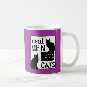 Wirkliche Mann-Liebe-Katzen (verfügbar in allen Kaffeetasse