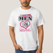 Wirkliche Mann-Liebe Kittykatzen… ROSA T-Shirt (Vorderseite)