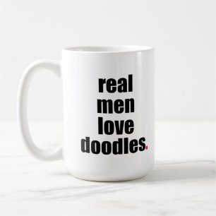 Wirkliche Mann-Liebe kritzelt Tasse