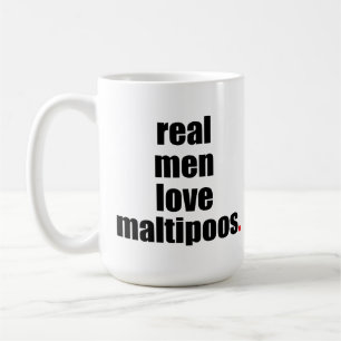 Wirkliche Mann-Liebe Maltipoos Tasse