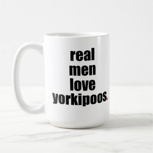 Wirkliche Mann-Liebe Yorkipoos Tasse