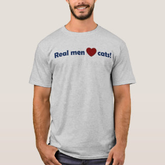 Wirkliche Mann-Liebekatzen! T-Shirt