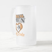 Wirkliche Mann-Liebekitty-Katzen… Mattglas Bierglas (Vorderseite Links)