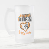 Wirkliche Mann-Liebekitty-Katzen… Mattglas Bierglas (Links)