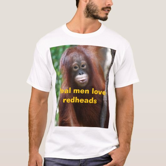 Wirkliche Mann-LiebeRedheads T-Shirt (Vorderseite)