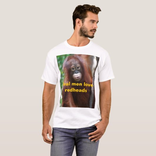 Wirkliche Mann-LiebeRedheads T-Shirt (Vorne ganz)