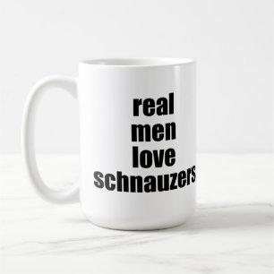 Wirkliche Mann-Liebeschnauzers-Tasse Kaffeetasse
