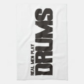 Wirkliche Mann-Spiel-Trommeln Küchentuch (Vertikal)