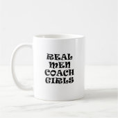 Wirkliche Mann-Trainer-Mädchen Kaffeetasse (Links)