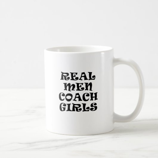 Wirkliche Mann-Trainer-Mädchen Kaffeetasse (Rechts)