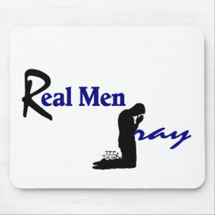 Wirkliche Männer beten Mousepad