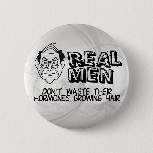 Wirkliche Männer Button (Vorderseite)