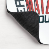 Wirkliche Männer essen Matza Bälle - jüdischen Mousepad (Ecke)