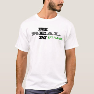 Wirkliche Männer essen T-Shirt der Pflanzen-2