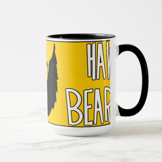 WIRKLICHE MÄNNER HABEN BÄRTE TASSE (Rechts)