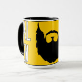 WIRKLICHE MÄNNER HABEN BÄRTE TASSE (Vorderseite Links)