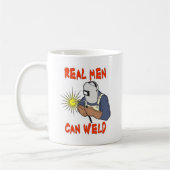 WIRKLICHE MÄNNER KÖNNEN SCHWEISSEN KAFFEETASSE (Links)