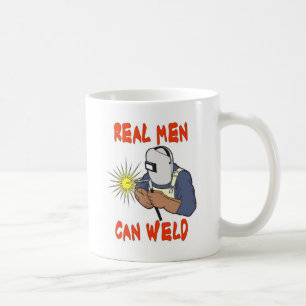 WIRKLICHE MÄNNER KÖNNEN SCHWEISSEN KAFFEETASSE