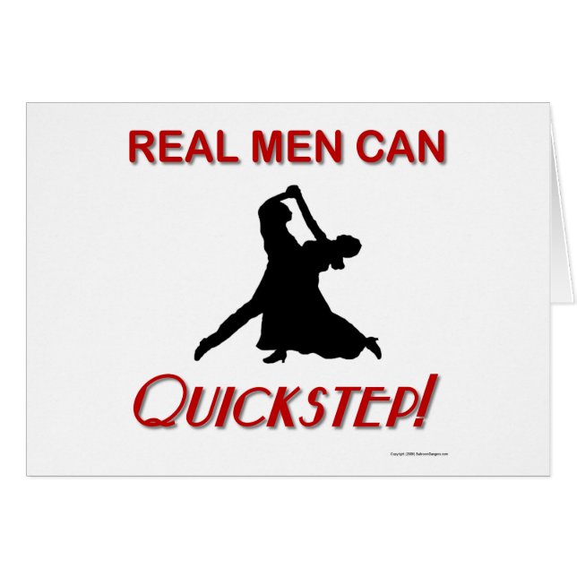 Wirkliche Männer machen Quickstep ein (Vorderseite (Horizontal))