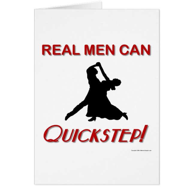 Wirkliche Männer machen Quickstep ein (Vorne)