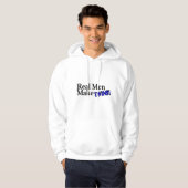 Wirkliche Männer machen Zwillinge (b) Hoodie (Vorne ganz)