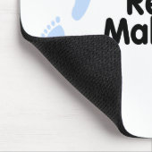 Wirkliche Männer machen Zwillinge (Jungen) Mousepad (Ecke)