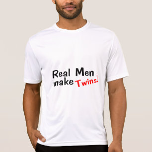 Wirkliche Männer machen Zwillinge T-Shirt