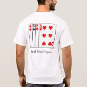 Wirkliche Männer Pegout T-Shirt (Rückseite)