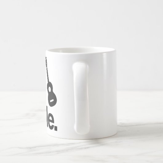 WIRKLICHE MÄNNER SPIELEN DEN UKULELE KAFFEETASSE (Henkel)