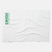 Wirkliche Männer tun Geschirr Handtuch (Horizontal)