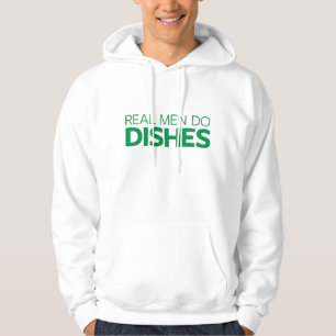 Wirkliche Männer tun Geschirr Hoodie